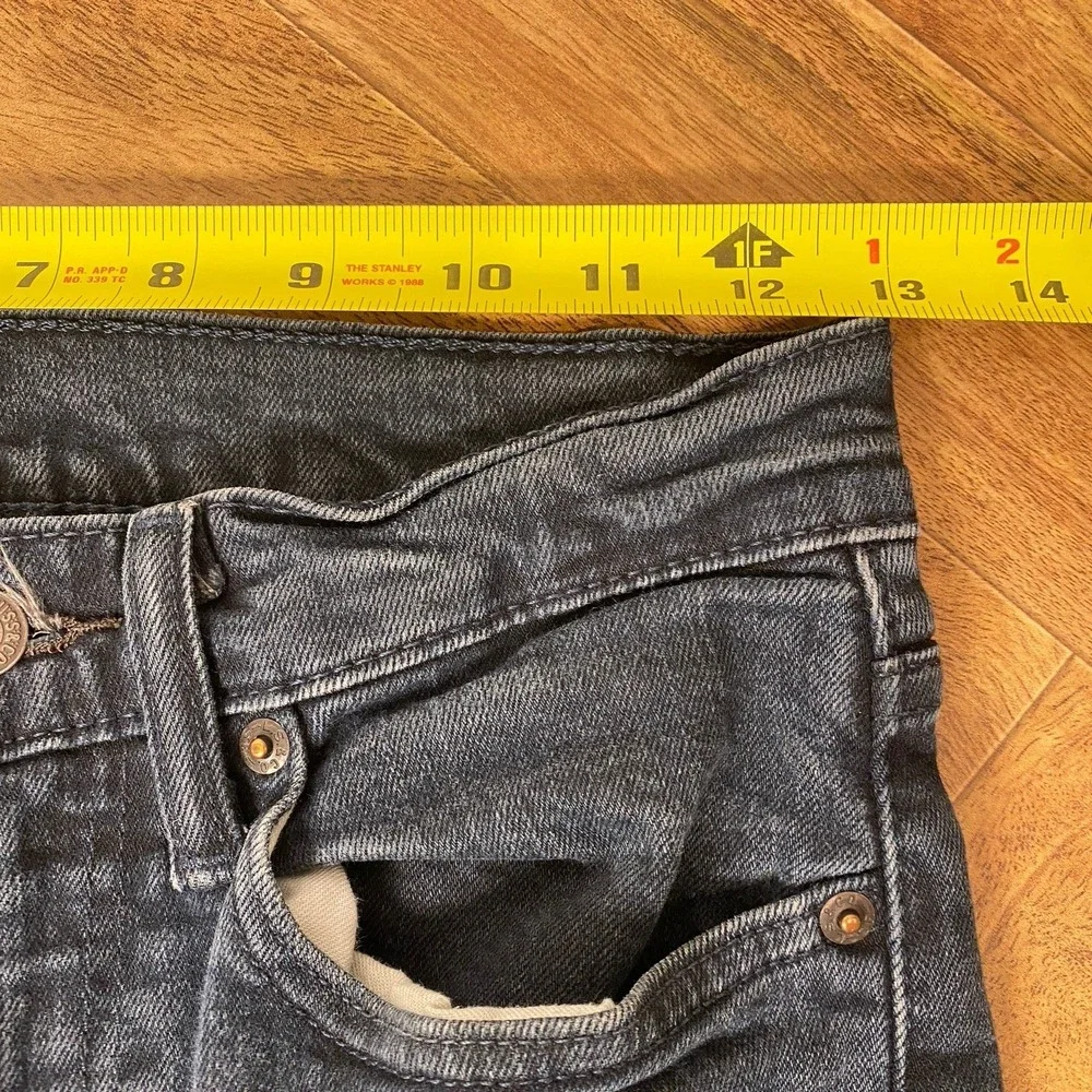 Levis 512 Mens 28x32 Slim Taper Fit Jeans‎ Stretch Dark Wash Blue Denim